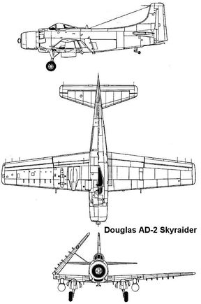 3 view if you want to place panel line on your Skyraider to make it more scale looking.