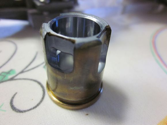 The .09 sleeve.  The .15 sleeve has the the bypass slots cut all the way through to the piston, which is a much bigger diameter.