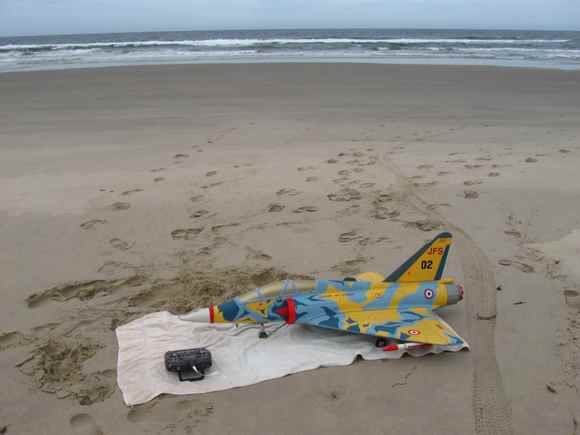 In the sand pit again!