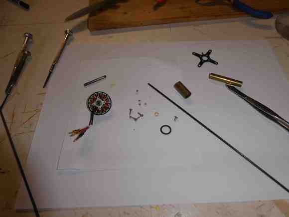 Hoping to remove the main shaft didn't work.