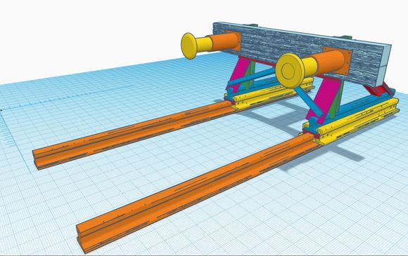 End Stop Buffer 3/4 view