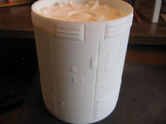 I've decided to can the first version and opt for a 3D printed replacement from Shapeways. 