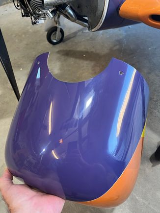 In the background you see how this scalloped out area will now join with the recessed fuselage air exit to facilitate lots of air exit.