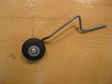 Washer retainers re-soldered to new gear wire -