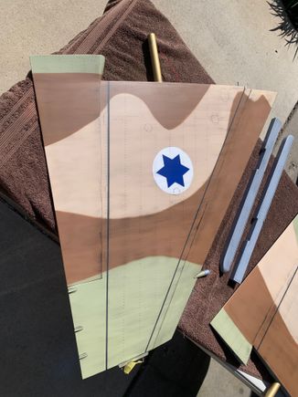 Almost done with weathering on top wings and missile rails