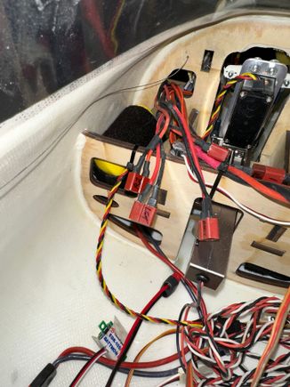 ECU A123 3 cell battery on left.