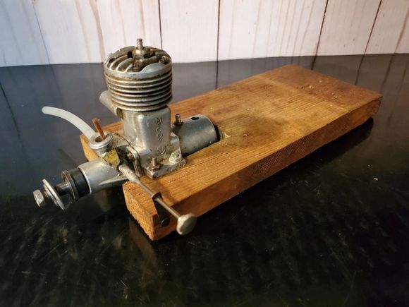 McCoy 36 with tank, Christmas 1956