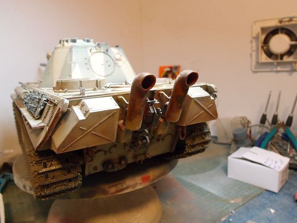 Faded yellow and try to do exhausts again like these