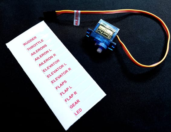 Available add-on - Servo labels