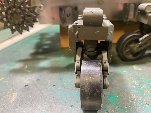 Bogie is painted and almost ready for installation