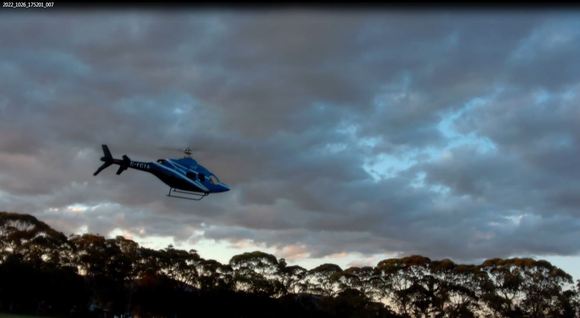 Twilight flying to finish the day off with A2PRO, Bell.