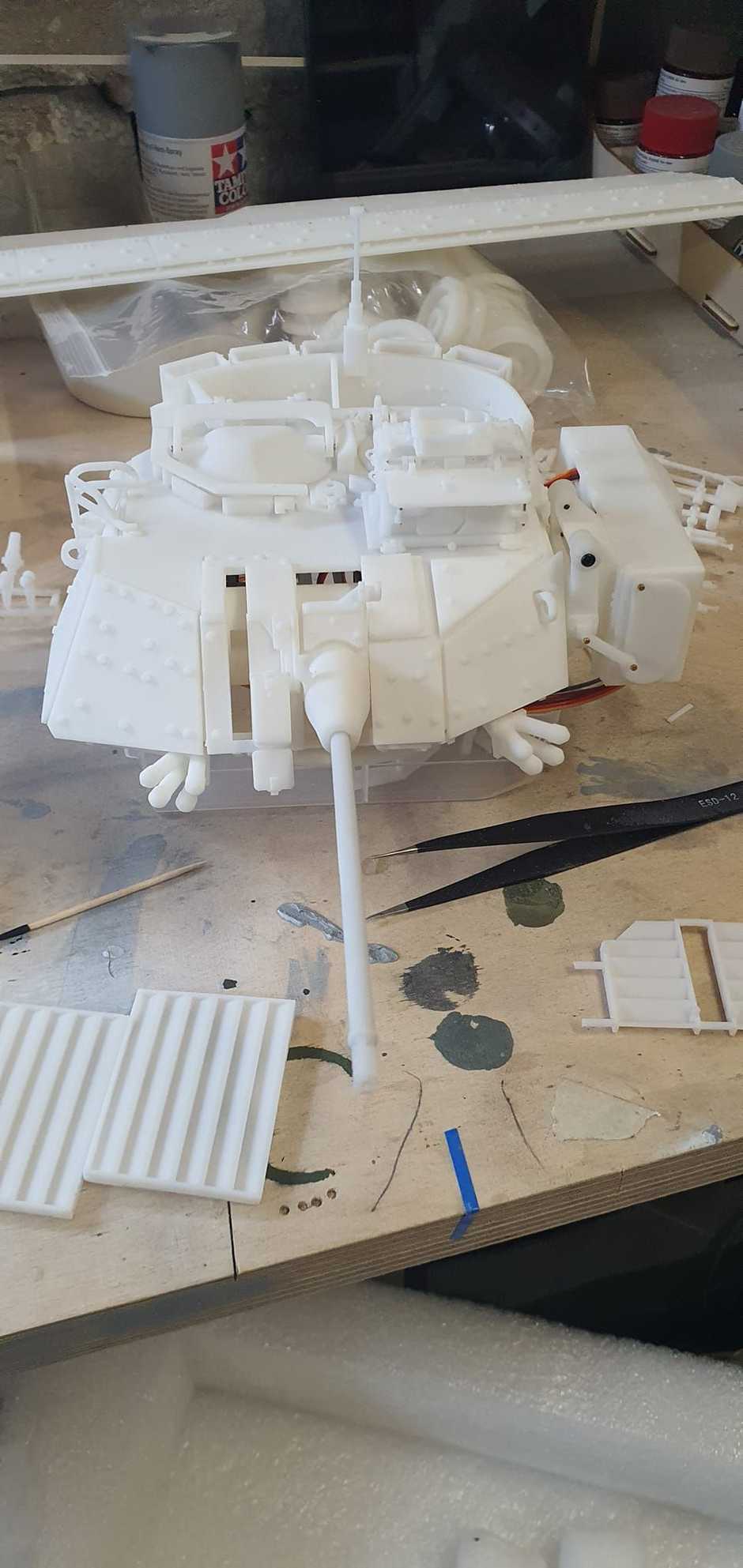 DKLM RC finally released their 1/16 ARTR 3D Print US M2A3 Bradley model kit RCU Forums