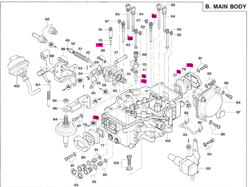 Engine - Intake/Fuel - Carb Primary Slow Air Bleed, Sight Glass, and Sight Glass Bezel - New or Used - 1981 to 1984 Mazda RX-7 - Taylorsville, UT 84129, United States