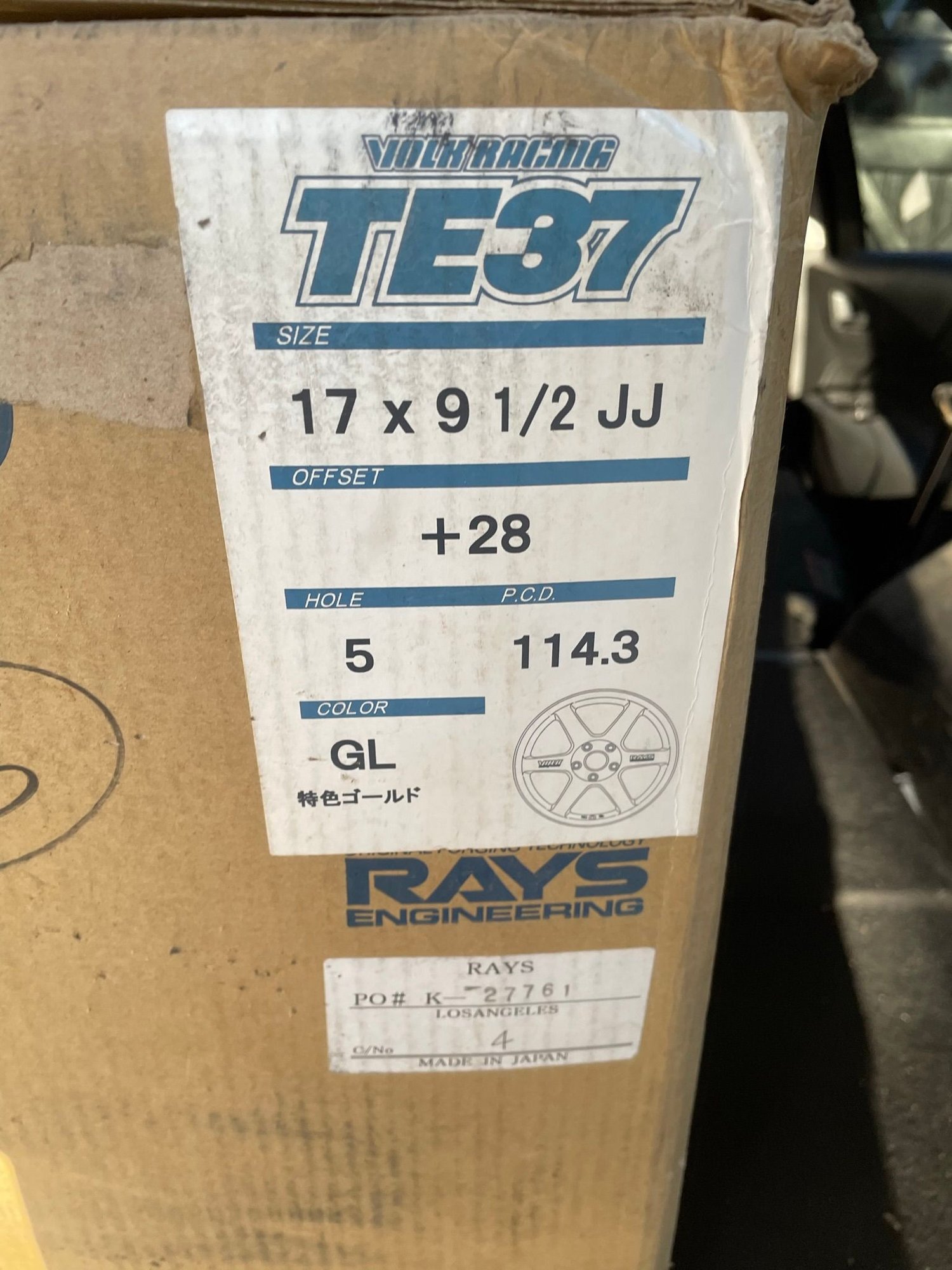 Wheels and Tires/Axles - Volk Racing TE37 GL - New - All Years Any Make All Models - Plainfield, NJ 07062, United States