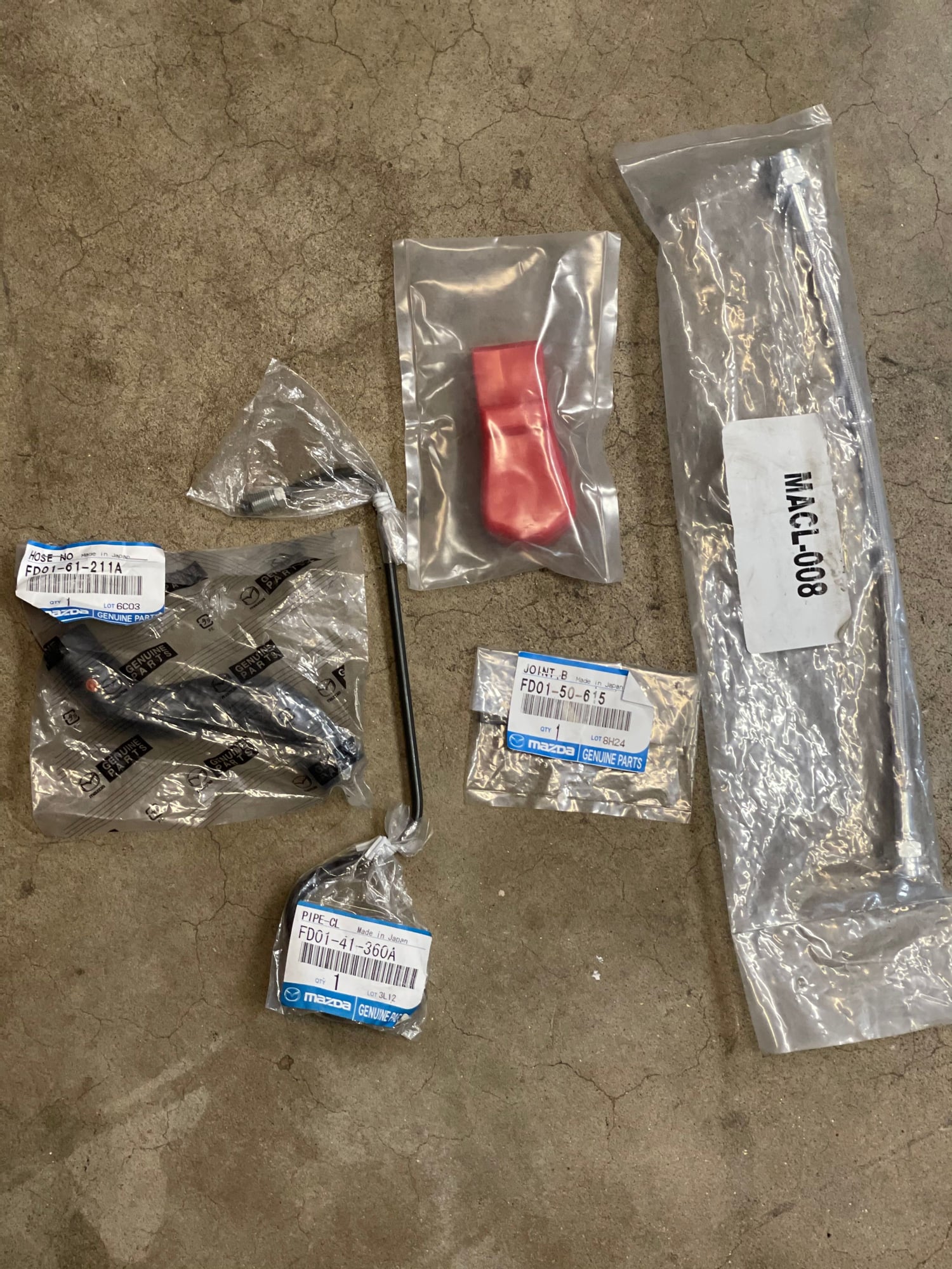 Miscellaneous - OEM parts new, stainless clutch line, bubble tech , bonez cat - Used - 1993 to 1995 Mazda RX-7 - Sacramento, CA 95662, United States