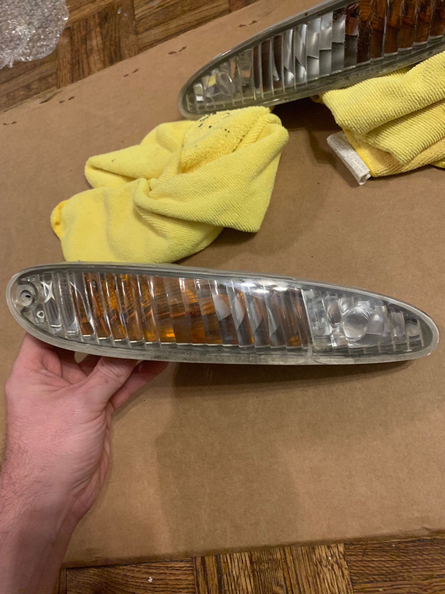 Exterior Body Parts - OEM Front turn signals and harness - Used - 1993 to 2002 Mazda RX-7 - Chicago, IL 60657, United States