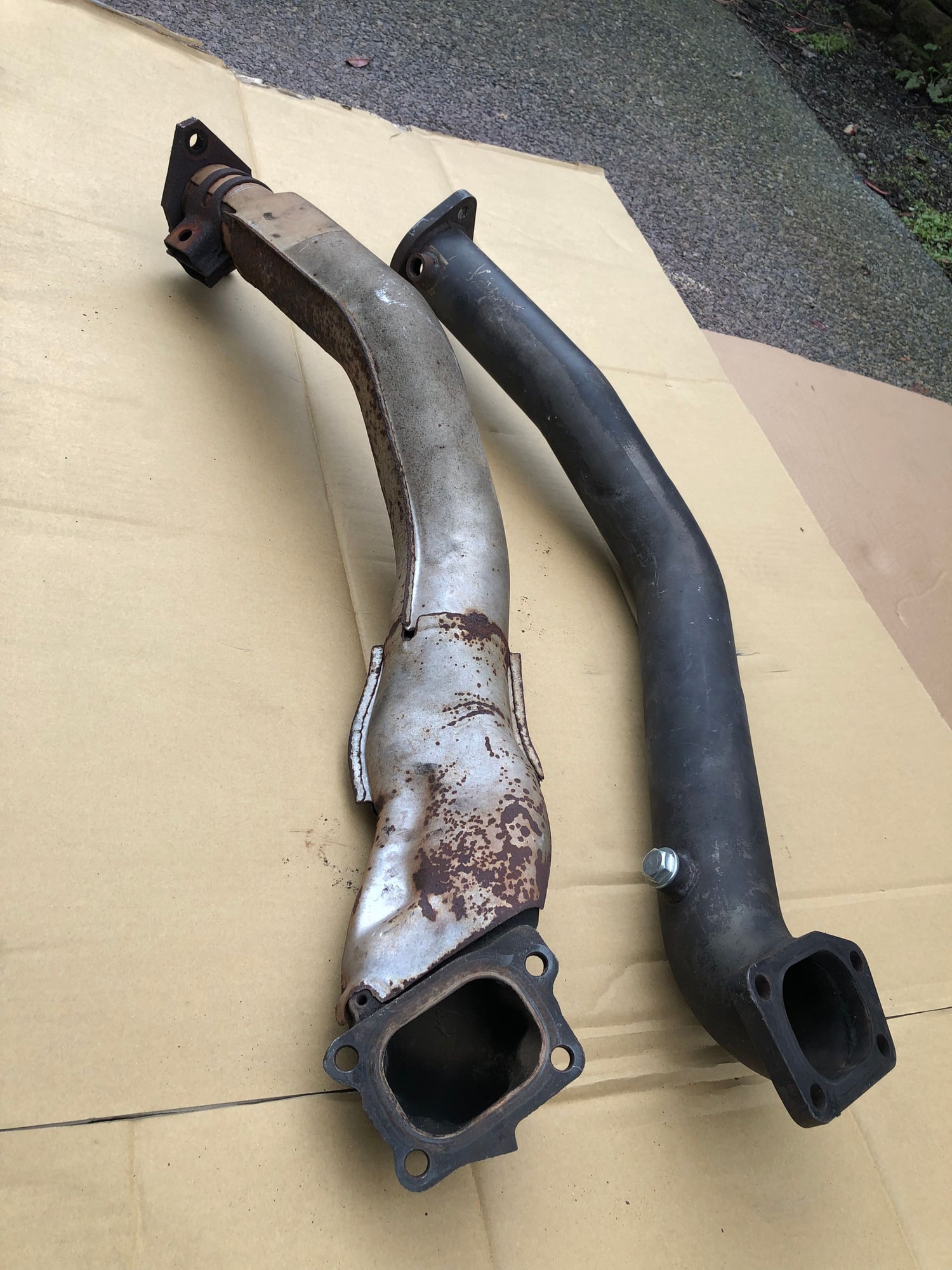 Engine - Exhaust - JDM OEM & Petit Racing Down Pipes - Used - 1992 to 2002 Mazda RX-7 - Seattle, WA 98122, United States