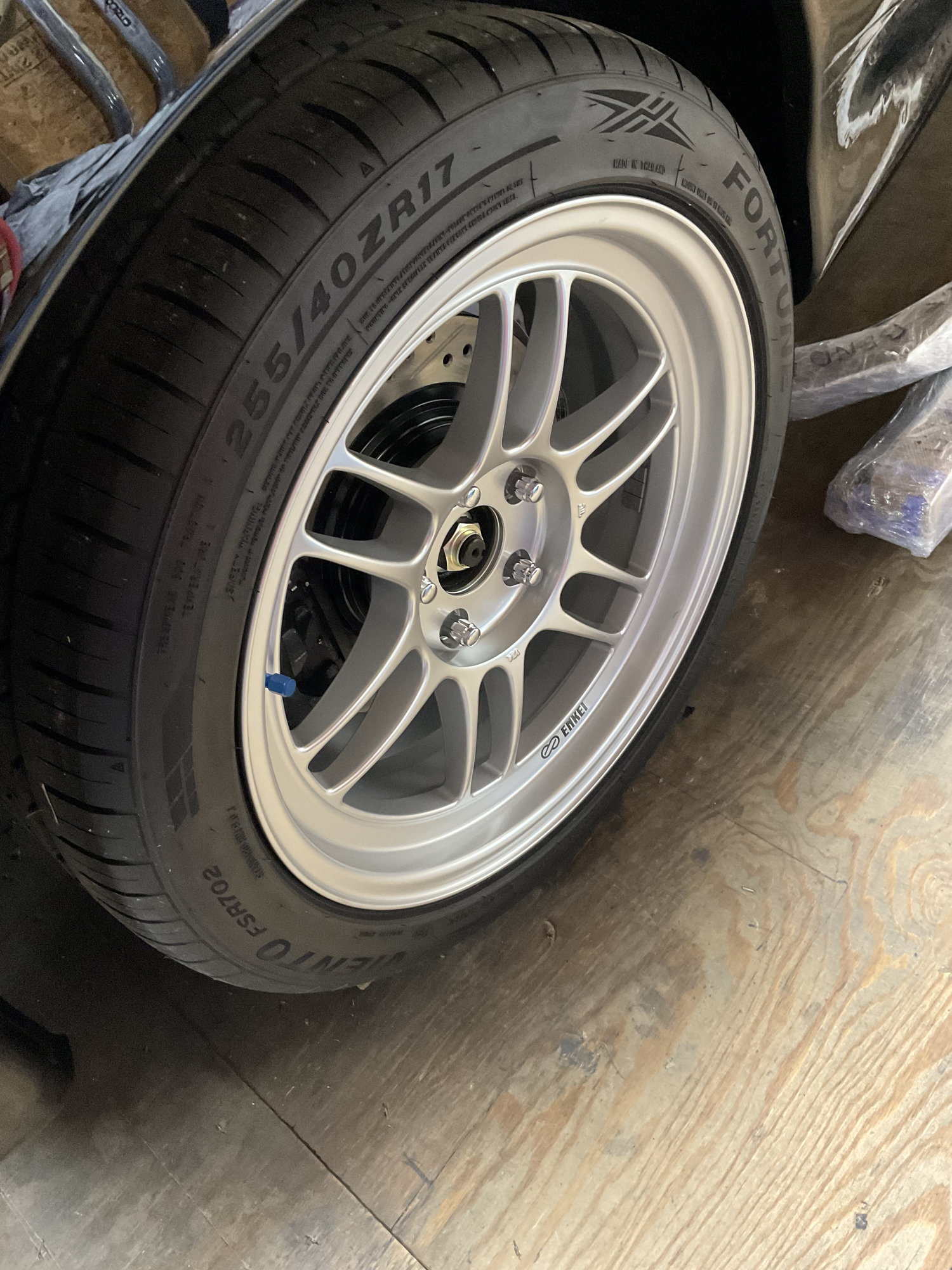 Accessories - New Enkei RPF1 17x9 35 Offset Complete set (4 Rims) Brand New Tires 255/40/17 RX7 FD - New - 1992 to 2002 Mazda RX-7 - Prince Frederick, MD 20678, United States