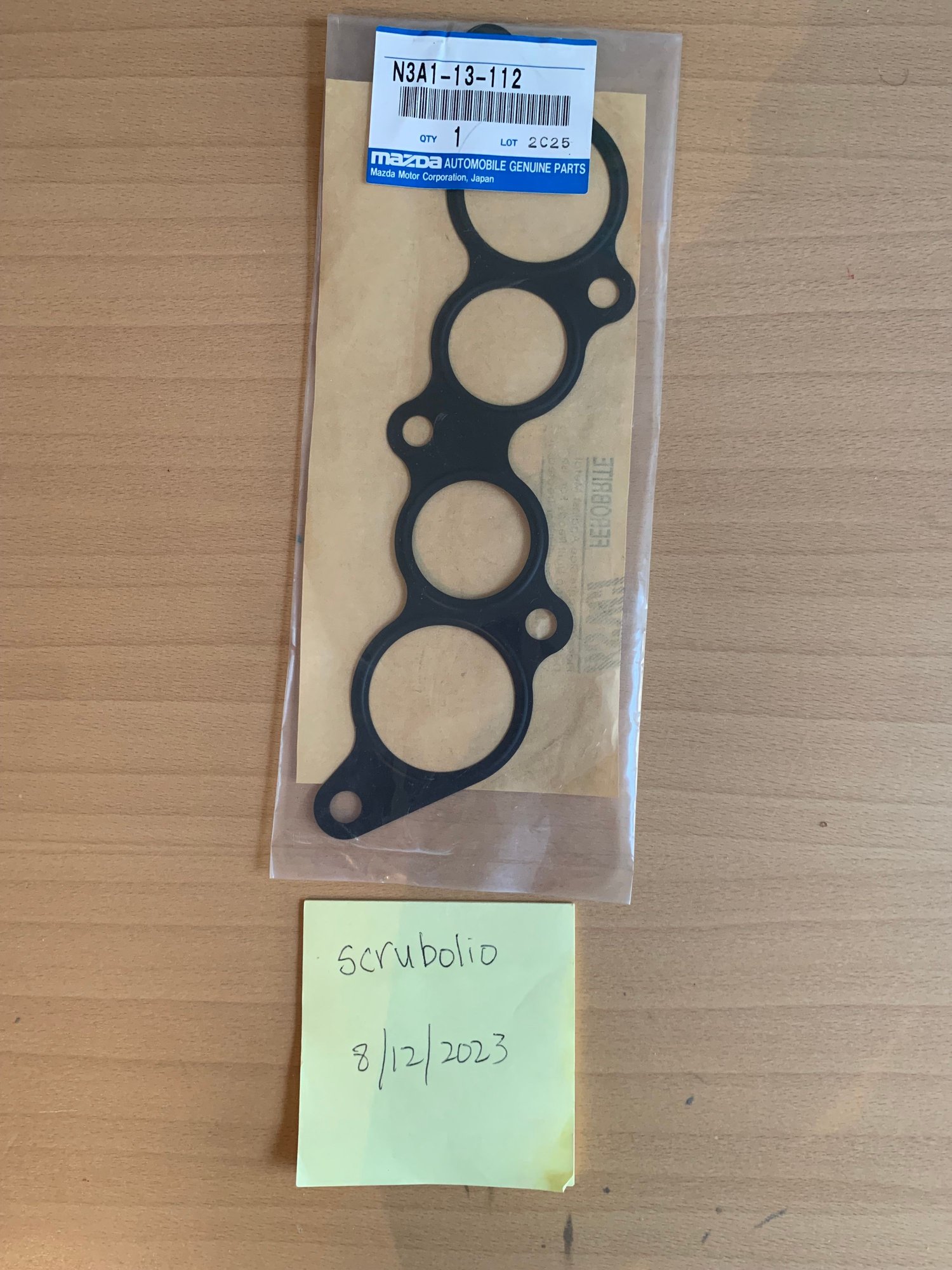 1994 Mazda RX-7 - NEW OEM Upper Intake Manifold Gasket (N3A1-13-112) - Engine - Intake/Fuel - $25 - Apex, NC 27502, United States