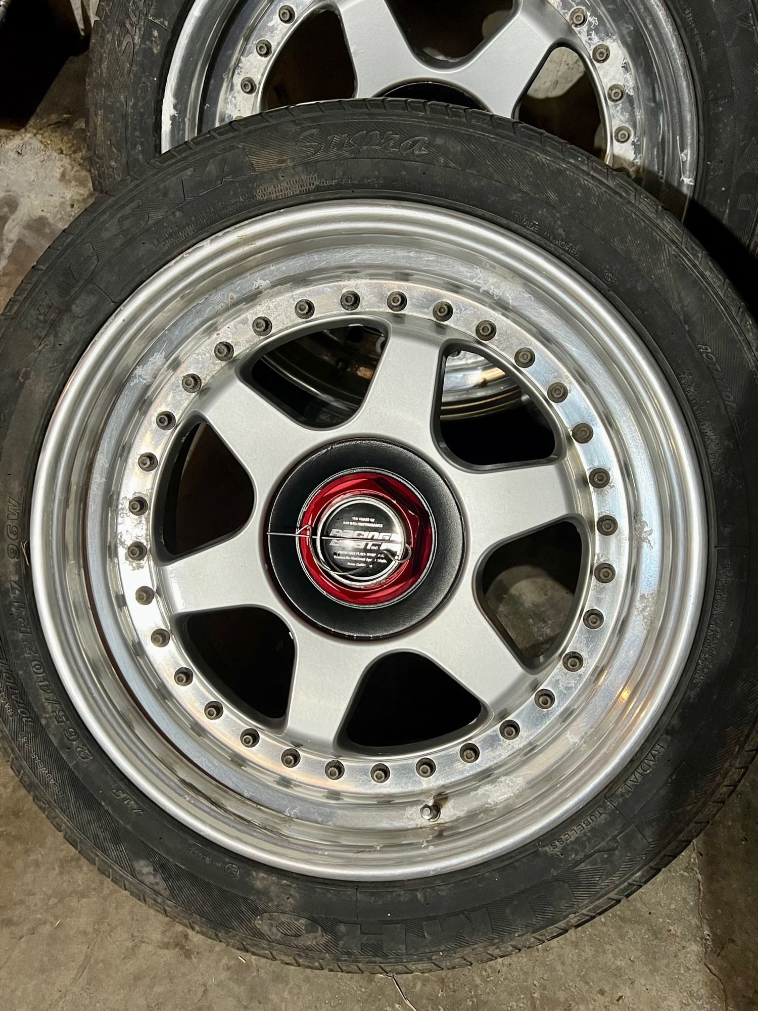 Wheels and Tires/Axles - 17" Racing Beat 3 Piece Wheels - Rare! - Used - 1986 to 2002 Mazda RX-7 - Middletown, NY 10940, United States