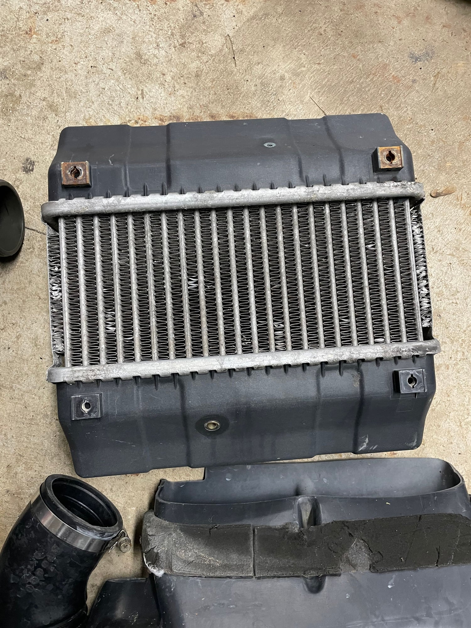 Engine - Intake/Fuel - OEM Intercooler with duct and piping. - Used - 2002 Mazda RX-7 - State College, PA 16801, United States