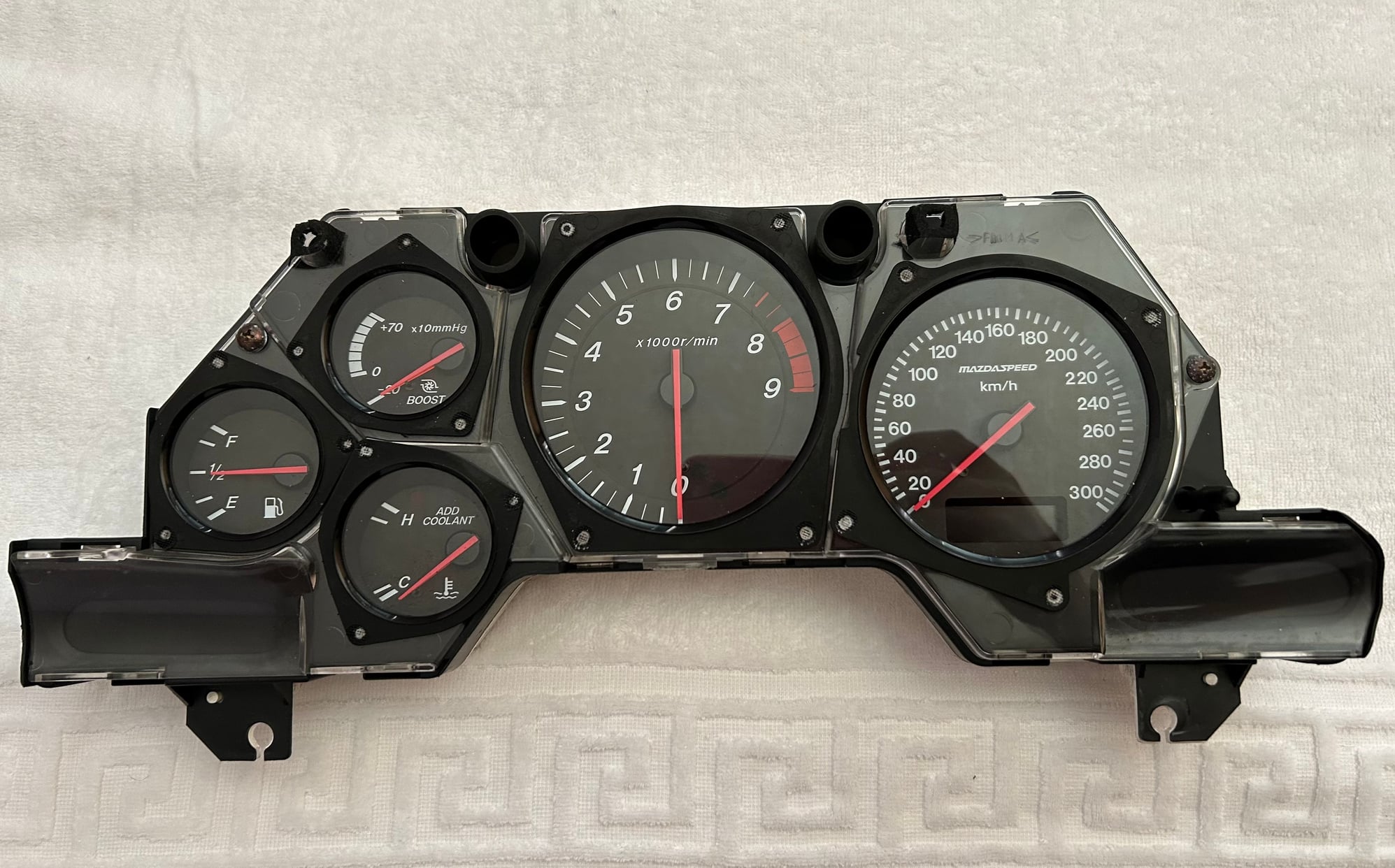 Interior/Upholstery - OEM 1999 Instrument Cluster w/ Mazdaspeed Speedometer - Used - 1992 to 2002 Mazda RX-7 - London HA27DY, United Kingdom