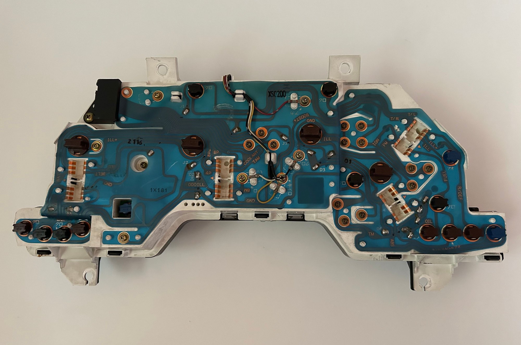 Audio Video/Electronics - Series 8 White Instrument Cluster - Used - 1992 to 2002 Mazda RX-7 - London HA27DY, United Kingdom