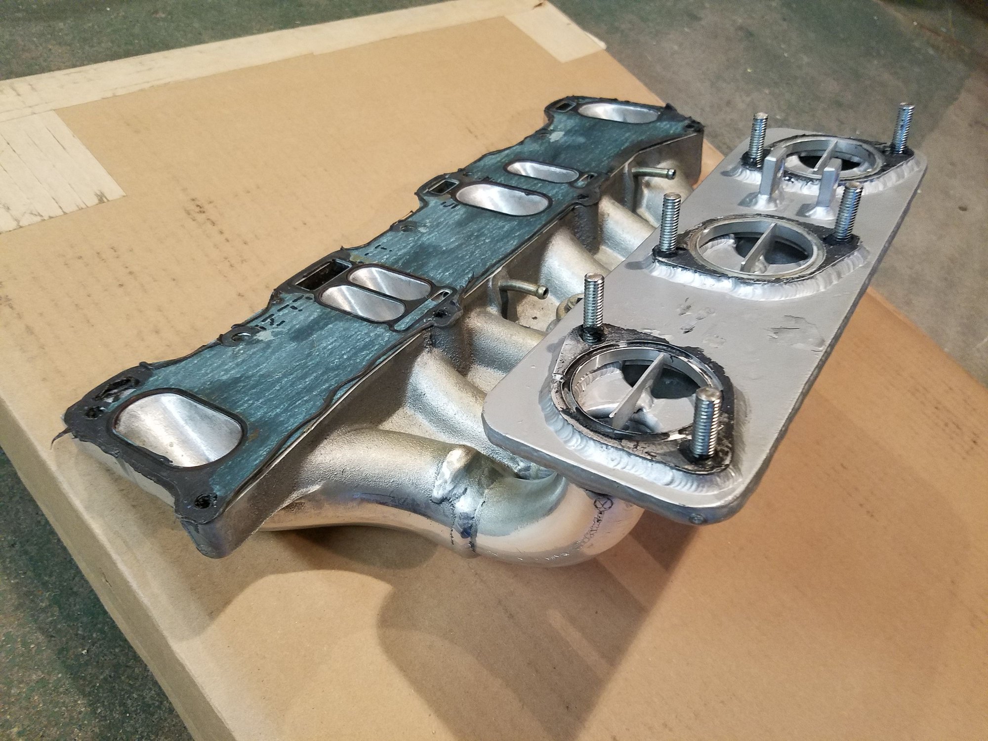 Engine - Intake/Fuel - *Custom* N/A 20B Intake Manifold, *Custom* LS1 Coils Kit; GM TPS; 20B Engine Harness - Used - 1993 to 1999 Mazda RX-7 - Chicago, IL 60630, United States