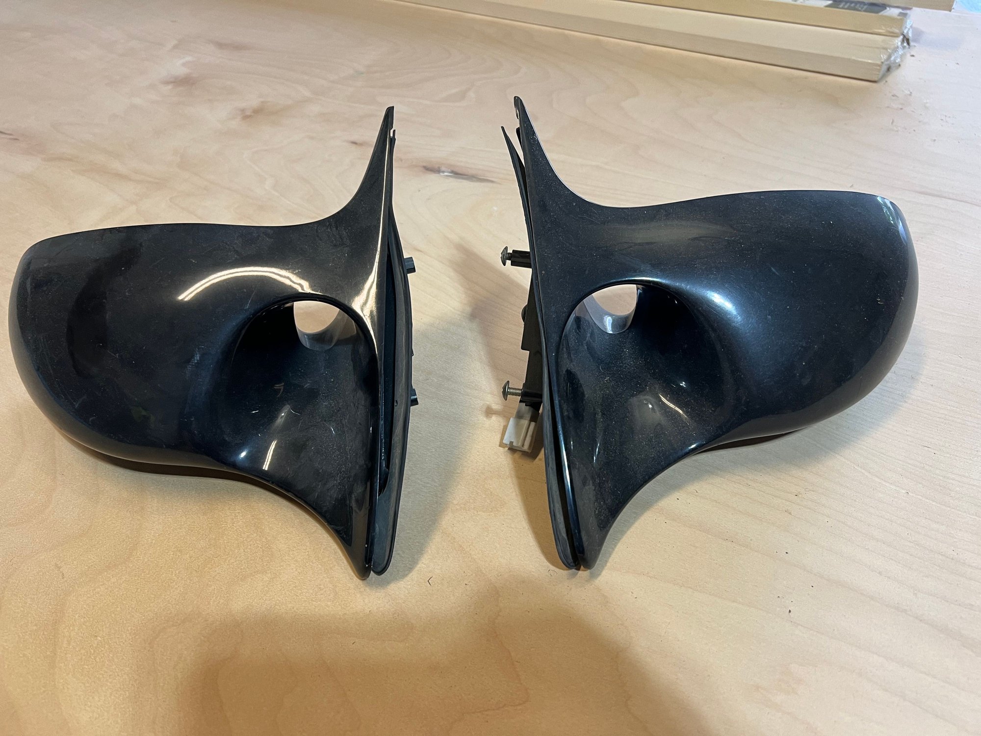 Exterior Body Parts - 89+ Black FC mirrors - Used - 1989 to 1991 Mazda RX-7 - Ballwin, MO 63011, United States