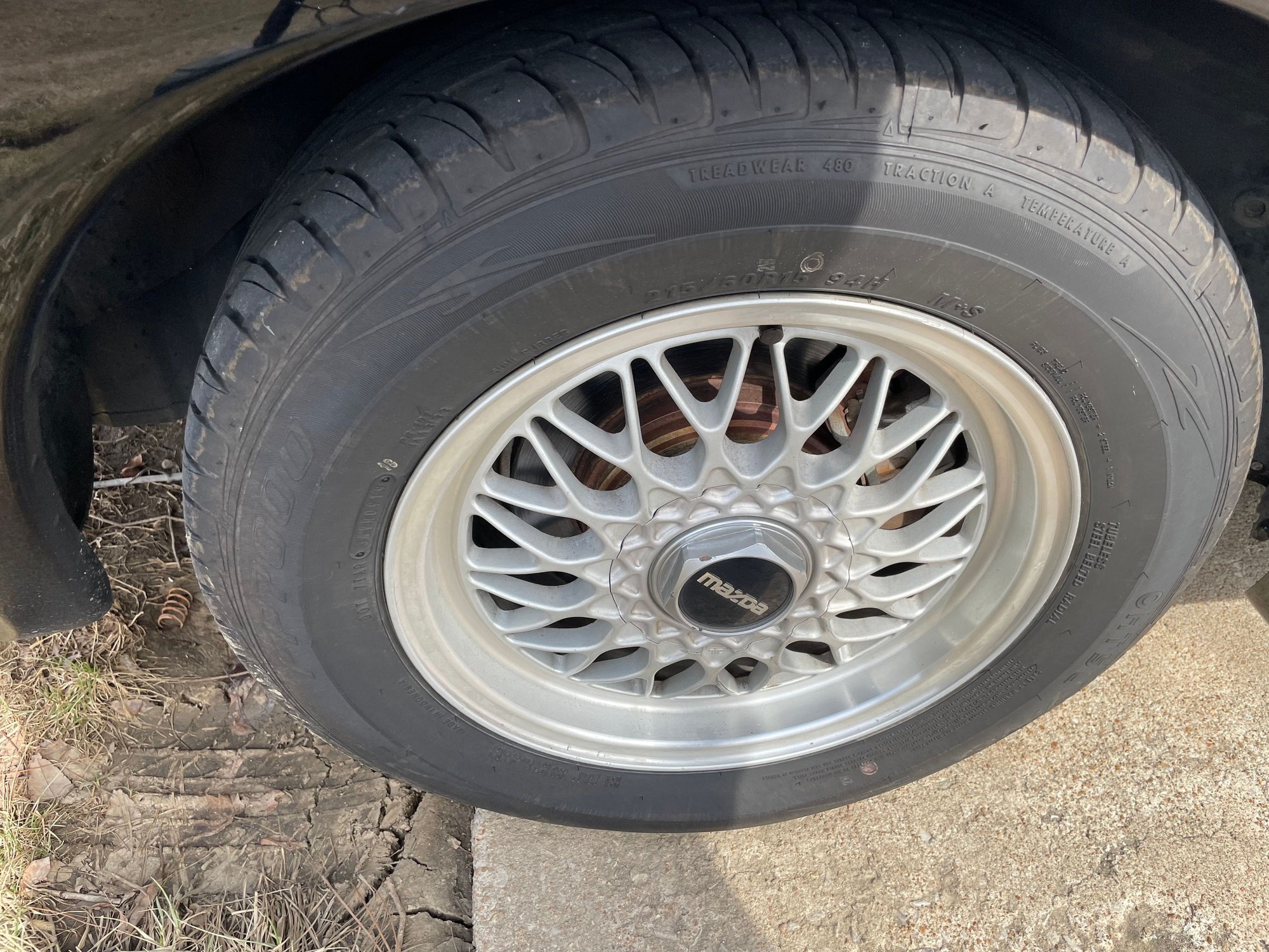 Wheels and Tires/Axles - Vert wheels mounted and blanced - Used - 1986 to 1991 Mazda RX-7 - Saint Louis, MO 63114, United States