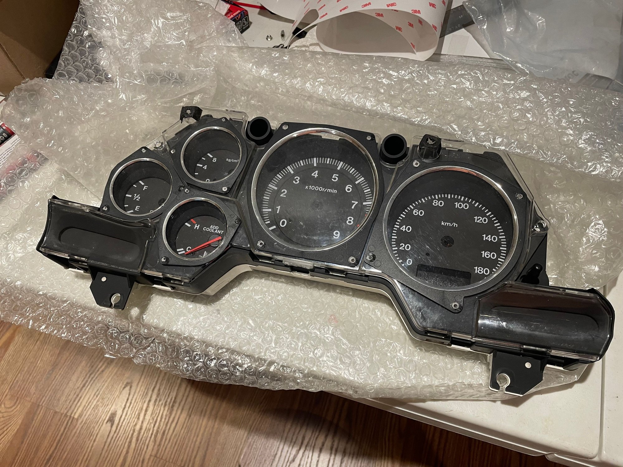 Interior/Upholstery - JDM cluster - Used - 1992 to 2002 Mazda RX-7 - Aurora, ON L4G 5L4, Canada