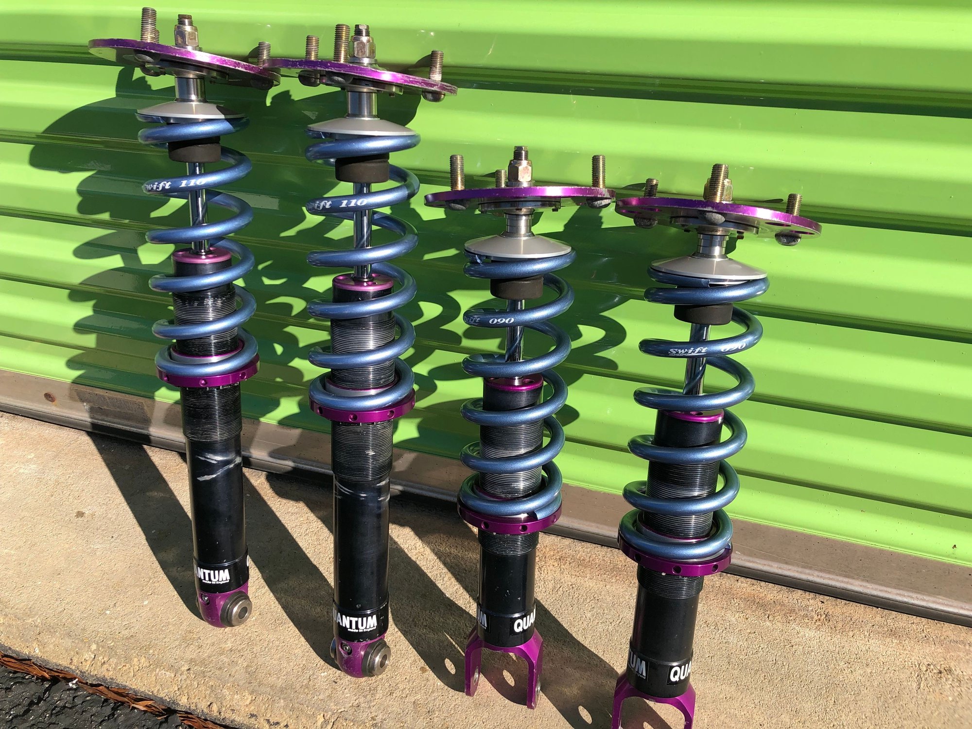 Steering/Suspension - Quantum T5-RS Coilovers w/ 11K/9K Swift Springs - Used - 1993 to 2002 Mazda RX-7 - Hampton, VA 23663, United States