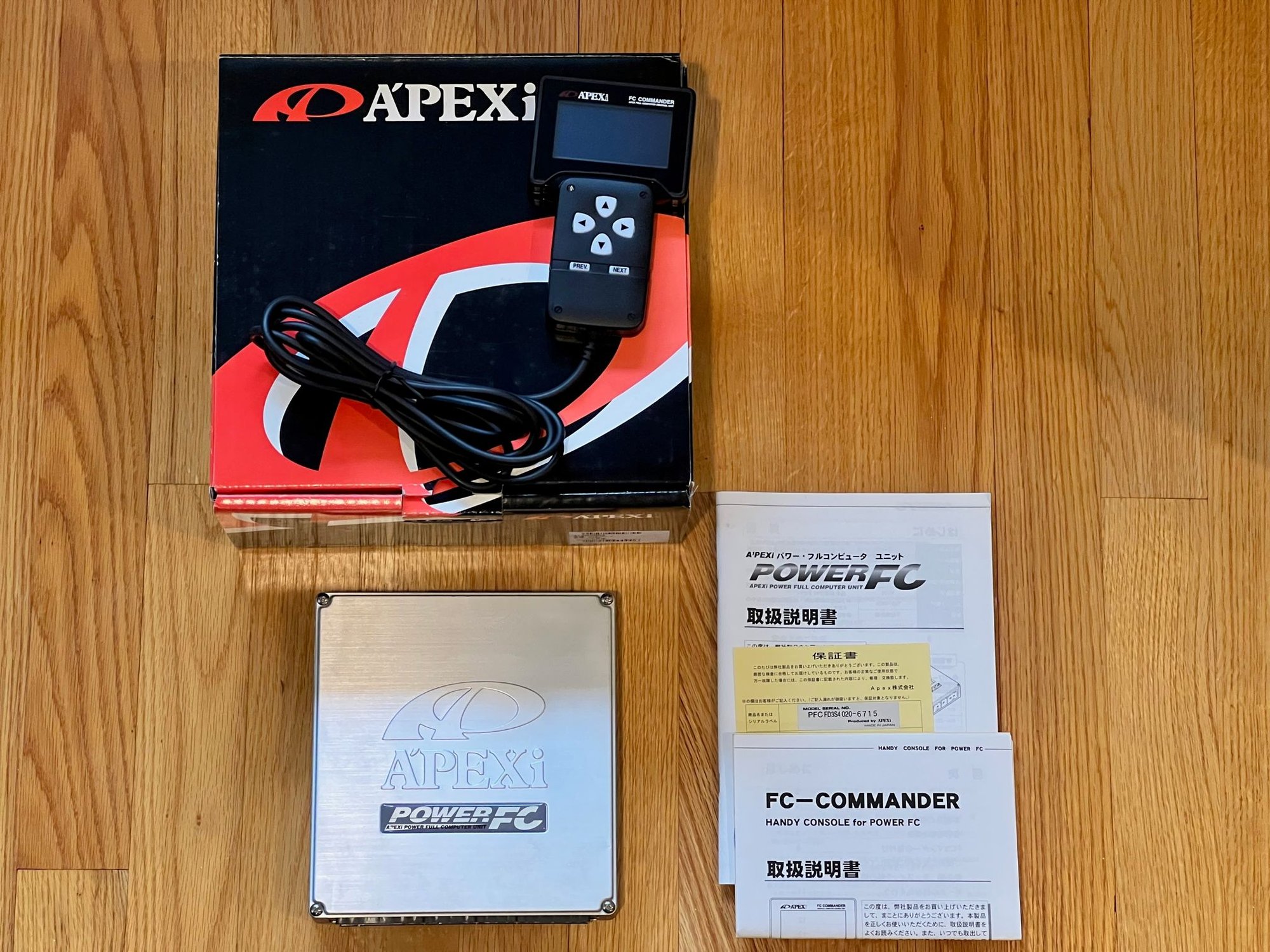 Engine - Electrical - Apexi Power FC FD S6 (1992-1995) ECU, OLED commander, Mounting Bracket - Used - 1992 to 1995 Mazda RX-7 - Greenport, NY 11944, United States