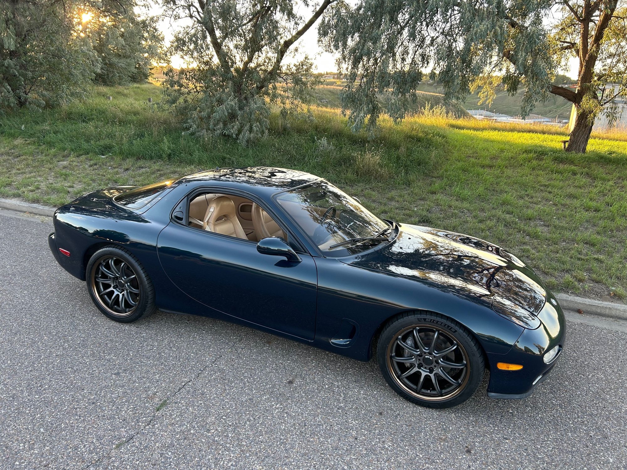 1993 Mazda RX-7 - 1993 RX-7 Manual Montego Blue Touring - Factory repaint, fresh street port rotary - Used - VIN JM1FD3318P0203166 - 83,000 Miles - Other - 2WD - Manual - Coupe - Blue - Calgary, AB T1B4C3, Canada