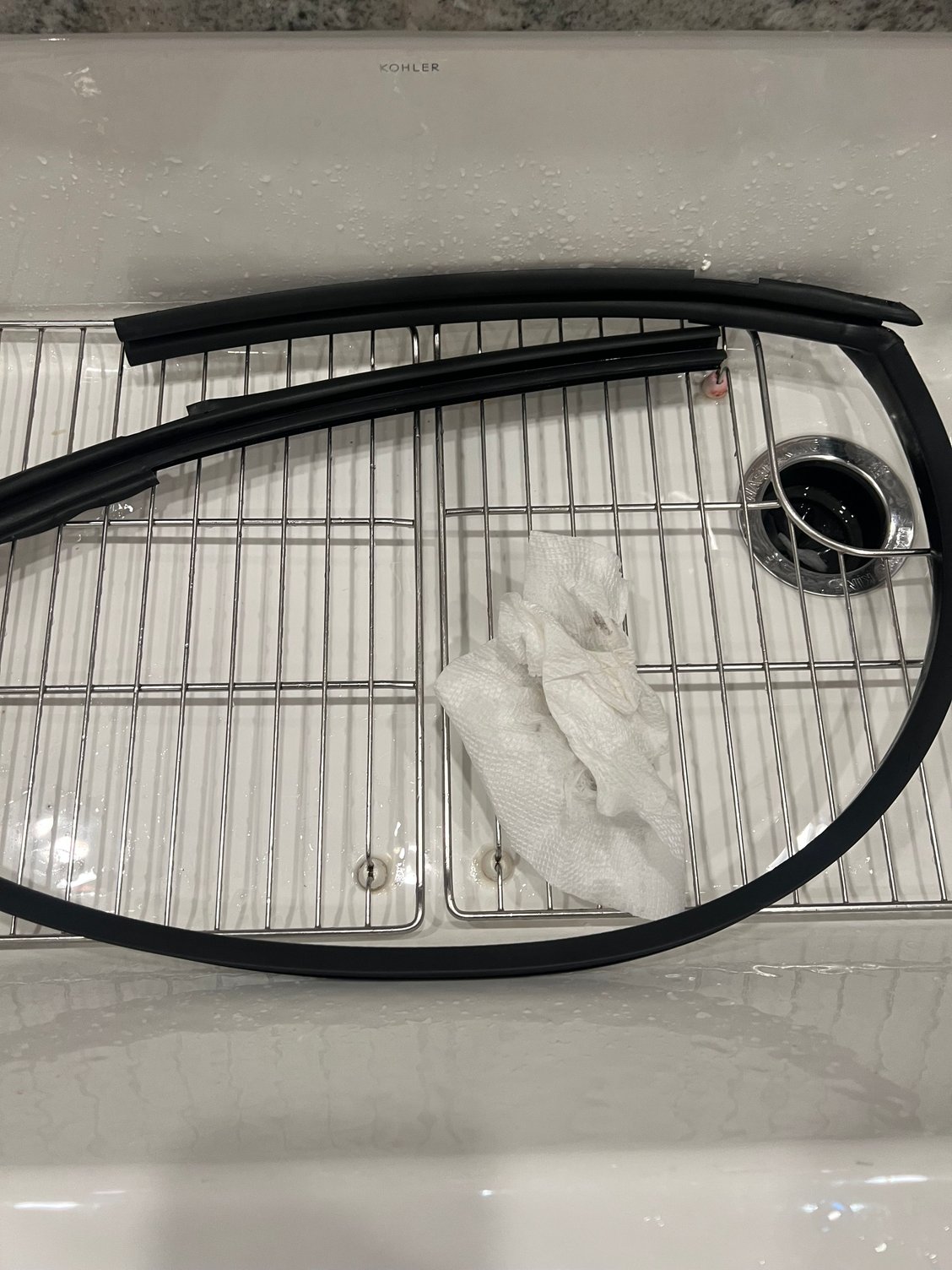 Washed window guides. Still need to spray the track with Teflon 