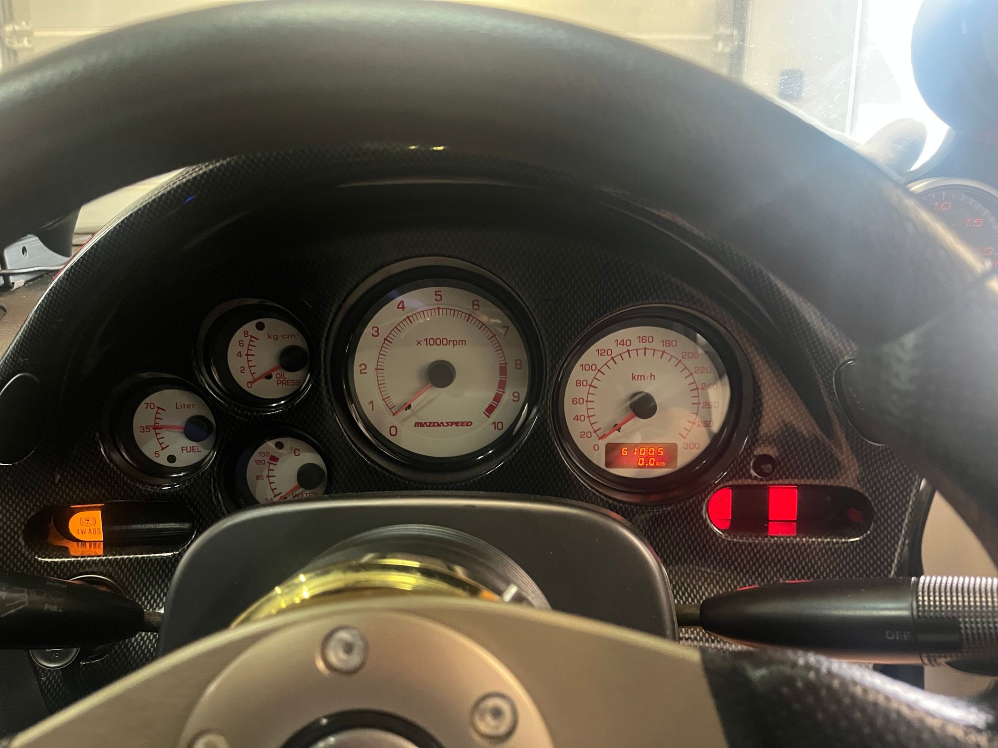 Accessories - White face Mazdaspeed Cluster - Used - 0  All Models - Miami, FL 09123, United States