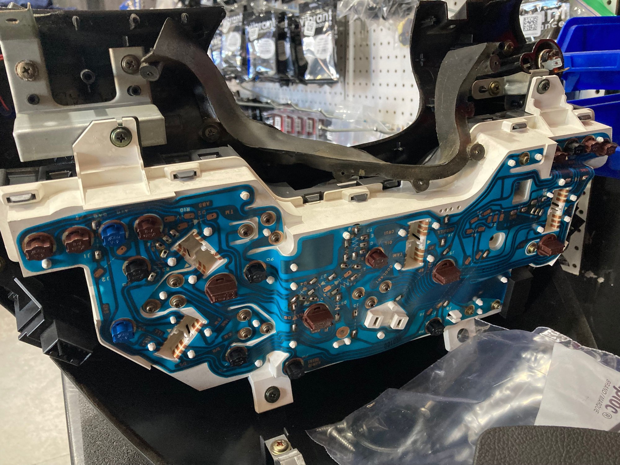 Interior/Upholstery - Gauge Cluster and Hood - Used - 1993 to 1995 Mazda RX-7 - Seekonk, MA 02771, United States