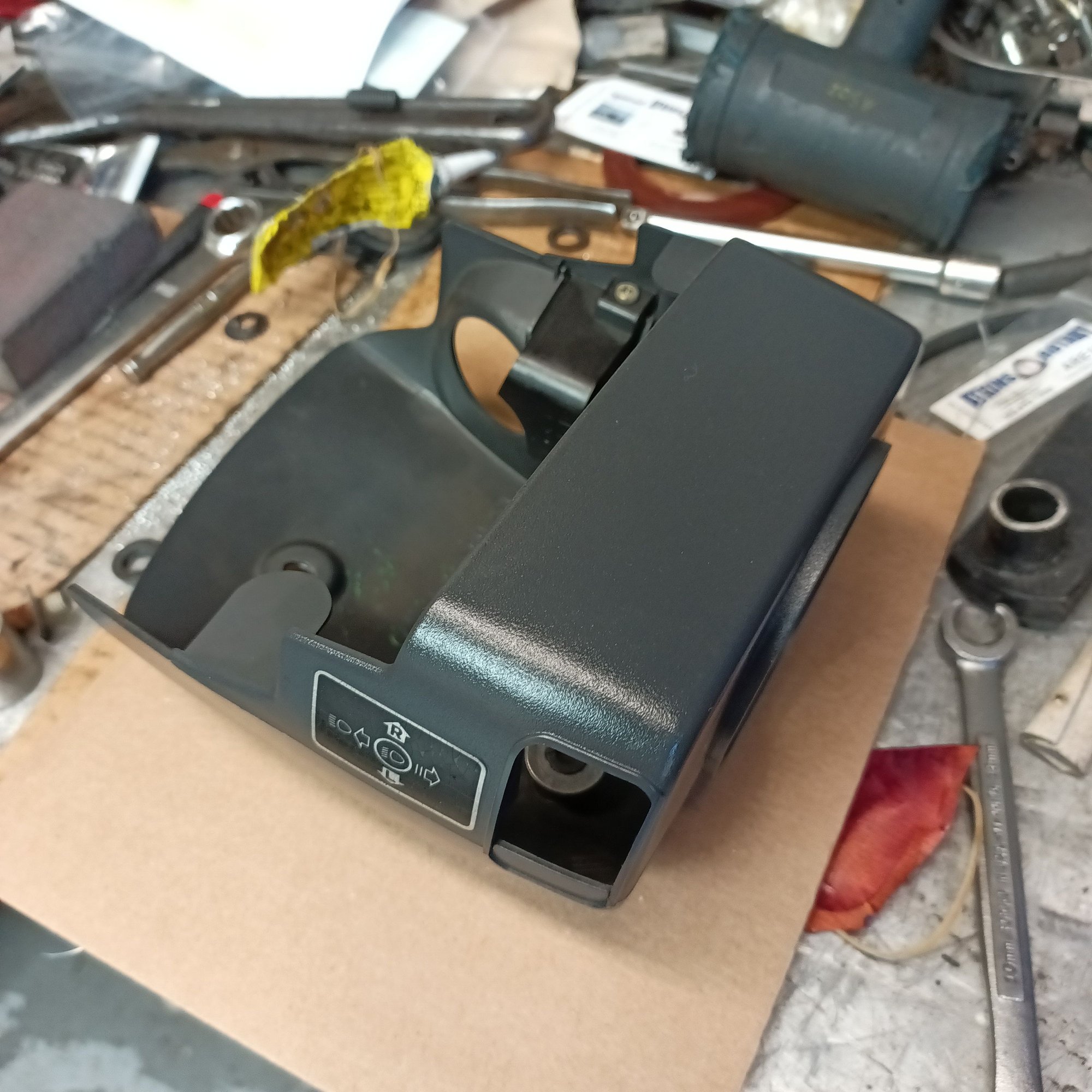 Interior/Upholstery - Fb gray steering column clam shell - Used - 1984 to 1985 Mazda RX-7 - San Leandro, CA 94578, United States