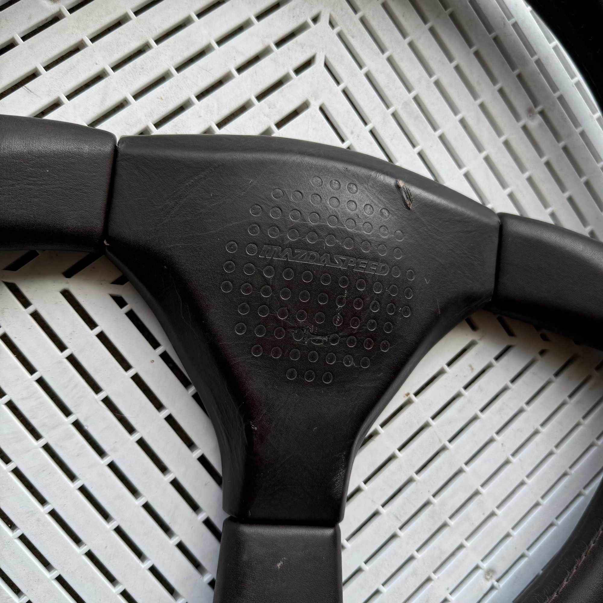 Interior/Upholstery - MAZDASPEED Steering Wheel with Cover - Used - 1979 to 1985 Mazda RX-7 - Birmingham, MI 48323, United States