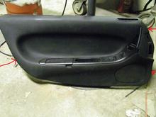 Driver door card only