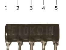 RA2: Note the resistors on Pins 2 thru 5.