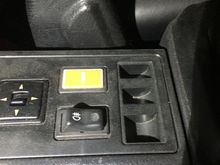Lighted fog light switch 