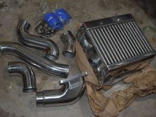 Greddy SMIC polished with polished pipes and a stock IC duct enhanced to fit the SMIC asking $950 shipped 