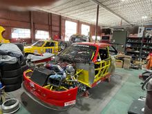 The other GT Lite car in the shop.  The owner built this car from the ground up.  It features a 1600 4 valve engine with Motec EFI.  Transmission is a 5sp sequential and has a Winter quick change rear end.   Its fast and not low budget.  