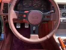 Installed Steering Wheel