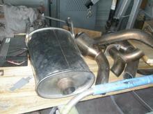 rx8 exhaust cut up to fit rx7