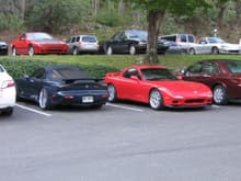 The parking lot at the Lodge
