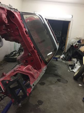 Upper side of Engine Bay Cleaned