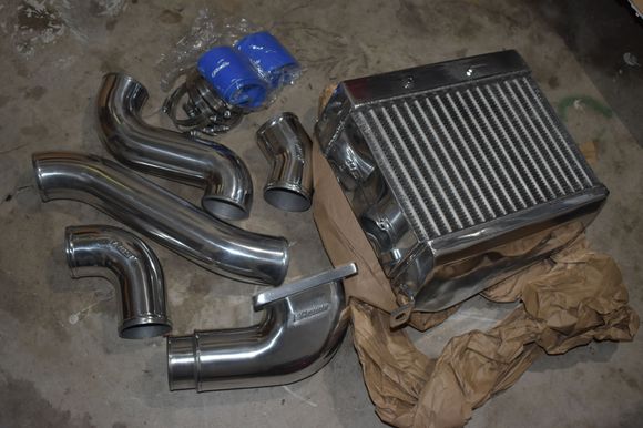 Greddy SMIC polished with polished pipes and a stock IC duct enhanced to fit the SMIC asking $950 shipped 