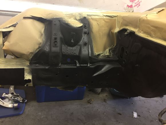 Pass front engine bay strut tower